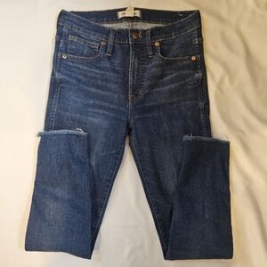 Madewell 9" High-Rise Skinny Jeans- Blue Size 27